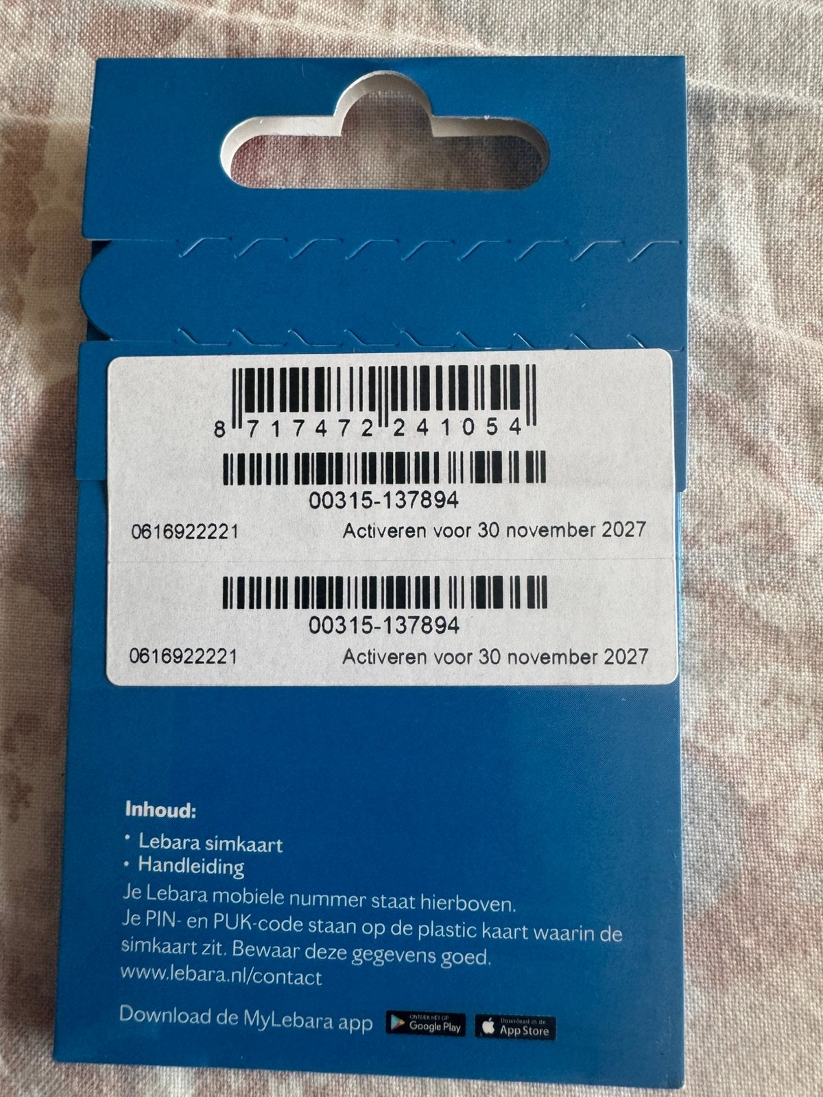 MOOI NUMMER 0616922221, Telecommunicatie, Ophalen of Verzenden, Nieuw, KPN, Simkaart
