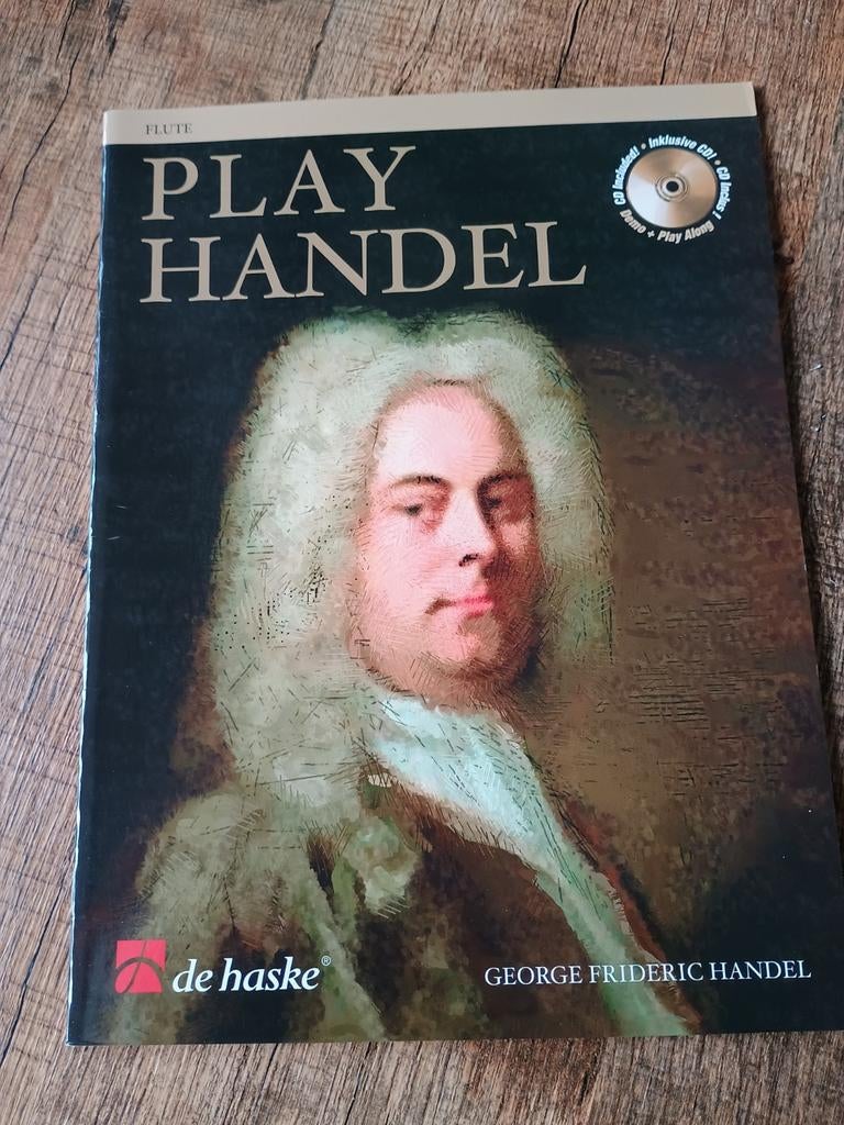 De Haske - Fluit - Play Handel - Inclusief CD, Ophalen of Verzenden, Gebruikt, Les of Cursus