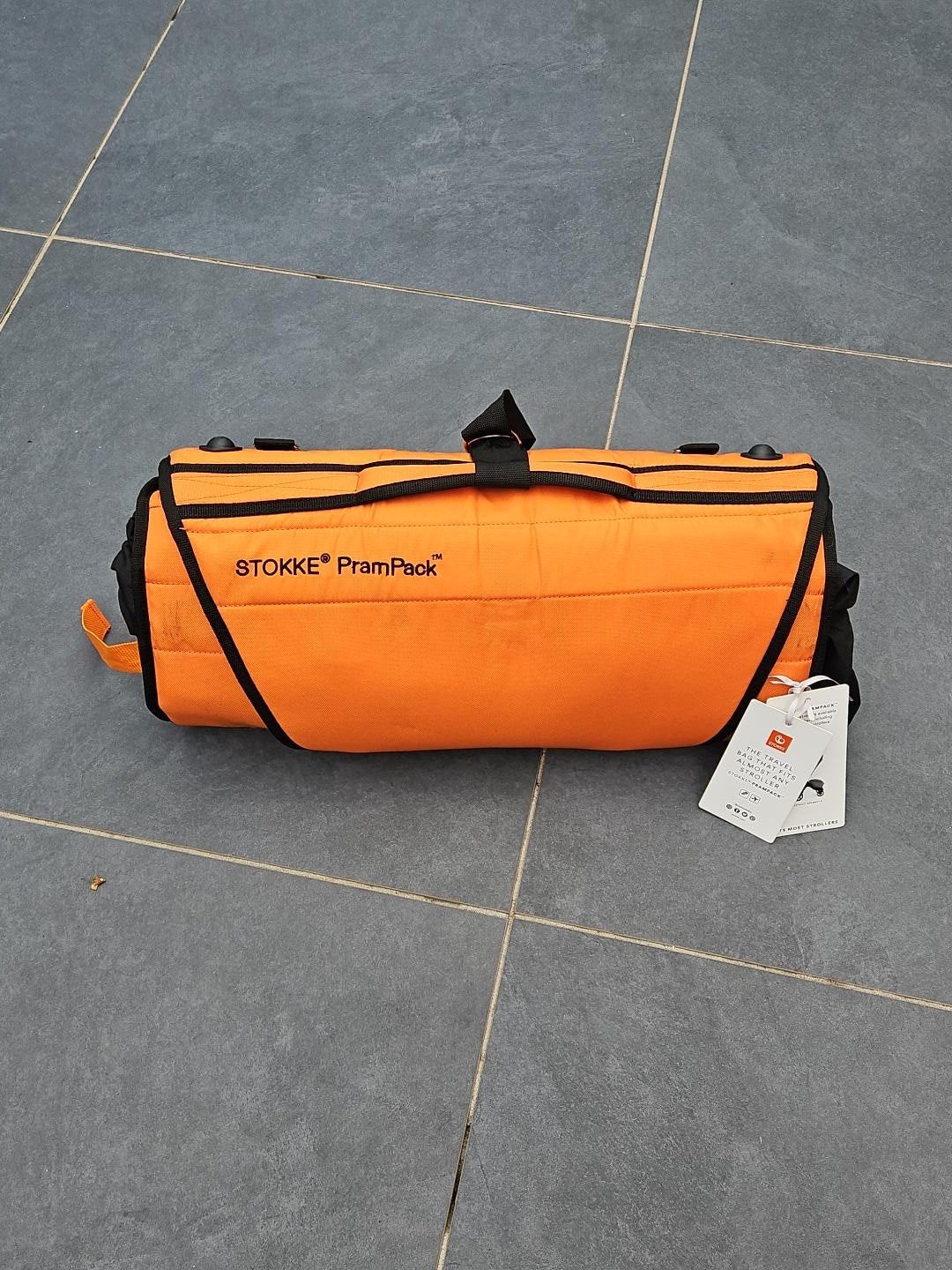 Stokke PramPack - Bescherm je kinderwagen op reis, Ophalen of Verzenden, Zo goed als nieuw, Kinderwagen, Overige merken