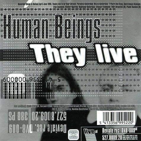 CD: Human Beings – They Live (Nederbeat uit Utrecht), Ophalen of Verzenden, Zo goed als nieuw, Poprock