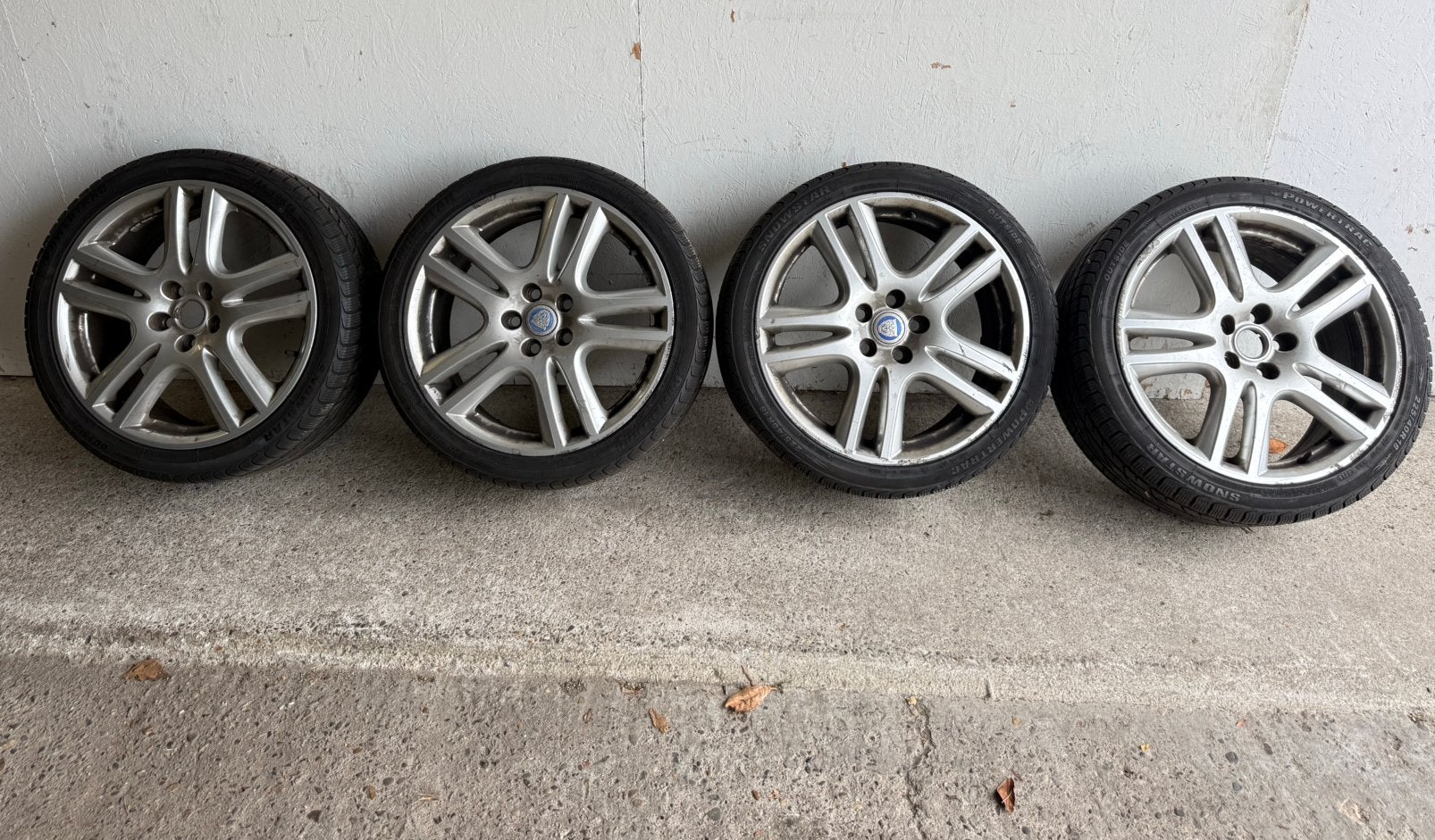 Jaguar X-Type wielset 18 inch 5x108, Ophalen, 18 inch, Gebruikt, Banden en Velgen