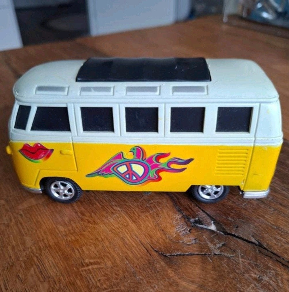 Geel vw busje, Ophalen of Verzenden