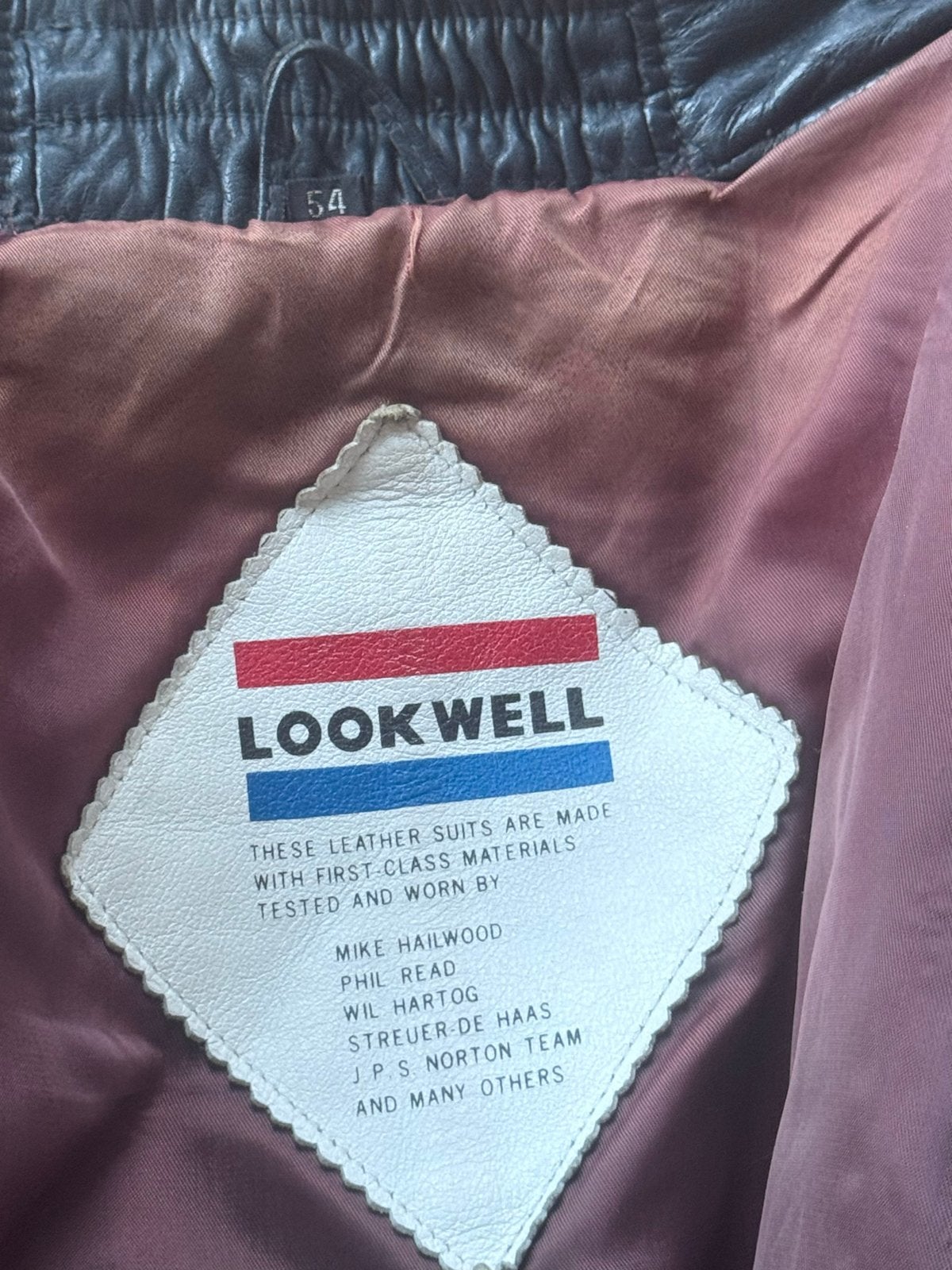Lookwell Kunststof Leren Motorjas - Ook als Casual Jas, Ophalen of Verzenden, Tweedehands, Heren, Jas | leer