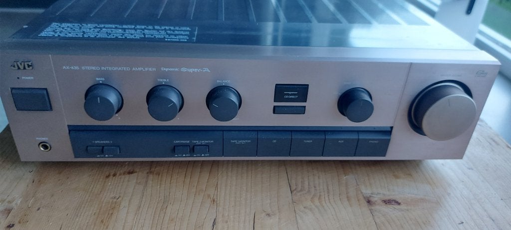 JVC ax 385 versterker, Audio, Tv en Foto, Ophalen of Verzenden, Gebruikt, JVC