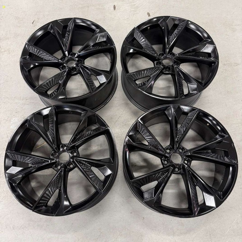 Gebruikte 21 inch Velgen tbv Audi A6 ET30 Zwart