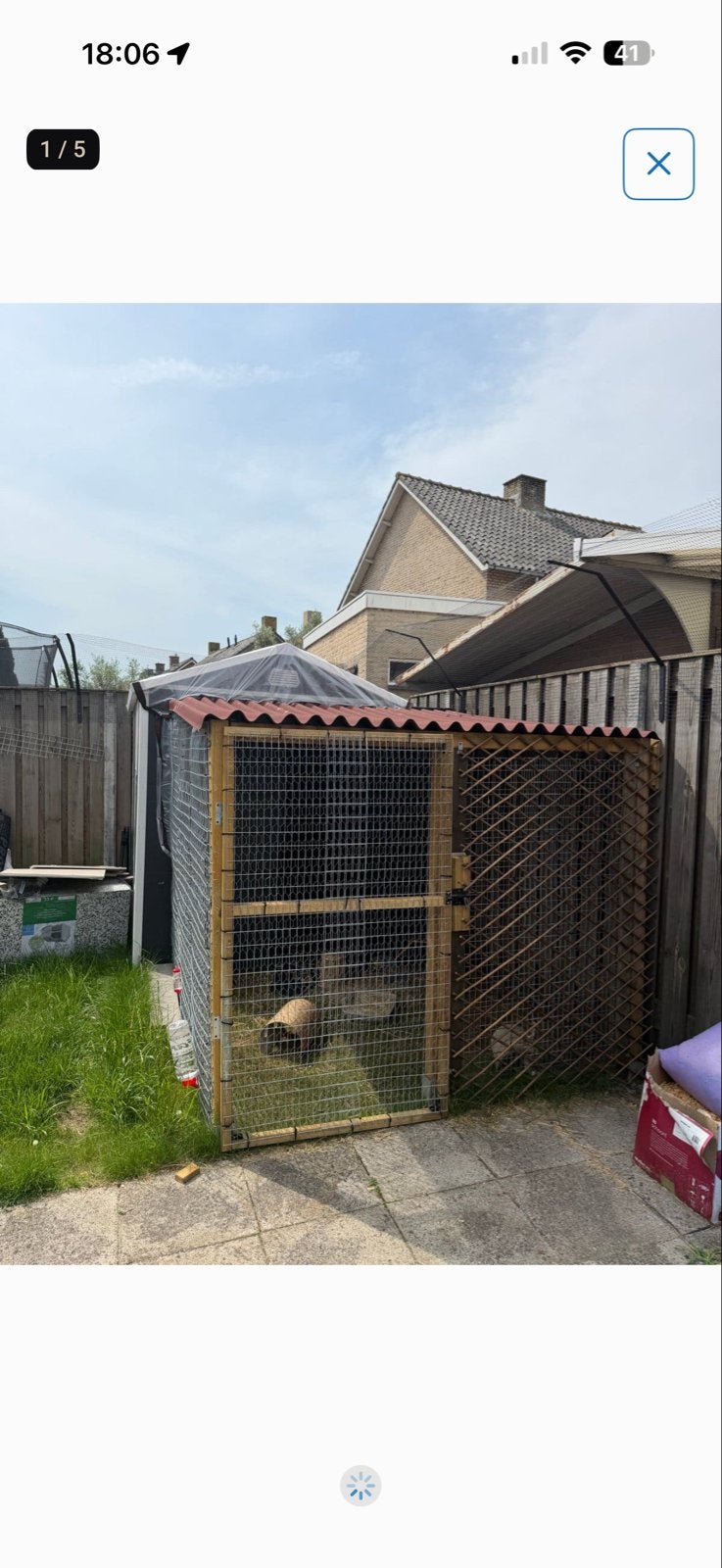 GRATIS, Dieren en Toebehoren, Ophalen of Verzenden, 110 cm of meer, Hok, 90 cm of meer