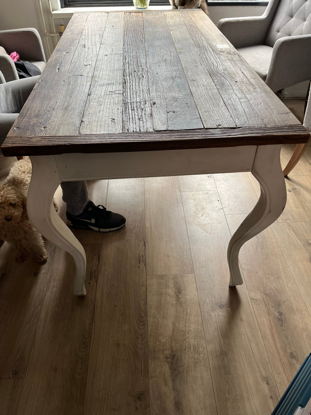 Rivièra maison eetkamer tafel 160 cm, Huis en Inrichting, Tafels | Eettafels, Gebruikt, 150 tot 200 cm, Rechthoekig, 50 tot 100 cm