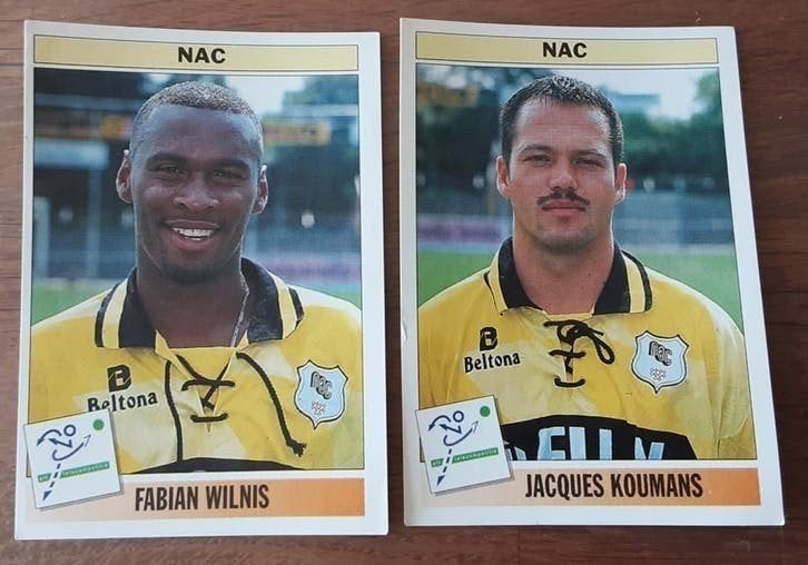 Panini voetbal 95 los te koop NAC 184, 187, Ophalen of Verzenden, Zo goed als nieuw