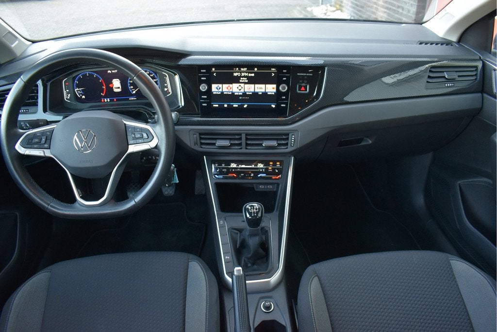 Volkswagen Polo 1.0 TSI Life Business Virtual cockpit, Stoel, Auto's, Voorwielaandrijving, Stof, Gebruikt, Euro 6