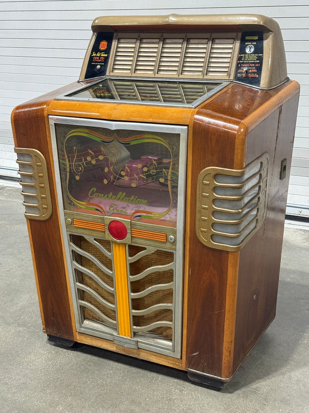 JUKEBOX : geweldige Evans Constellation jukebox, Verzamelen, Automaten | Jukeboxen, Zo goed als nieuw, Overige merken, 1950 tot 1960