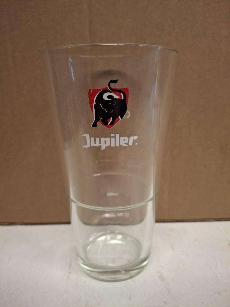 Jupiler pilsenerglazen (vaasje) 25cl 12x, Ophalen of Verzenden, Zo goed als nieuw, Glas of Glazen, Jupiler