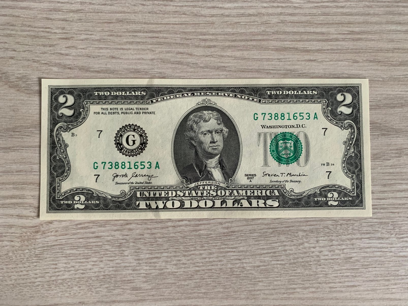 🇺🇸 USA $2 Dollar 💵, Verzenden, Noord-Amerika, Los biljet