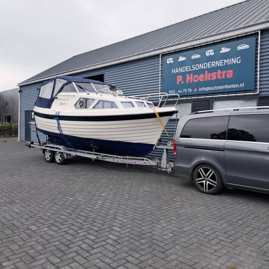 Spitsgatter Skagerrak 7.20 bj 2002 met Boeg en Hekschroef, Watersport en Boten, Overige merken, 70 cm, Gebruikt, Binnenboordmotor