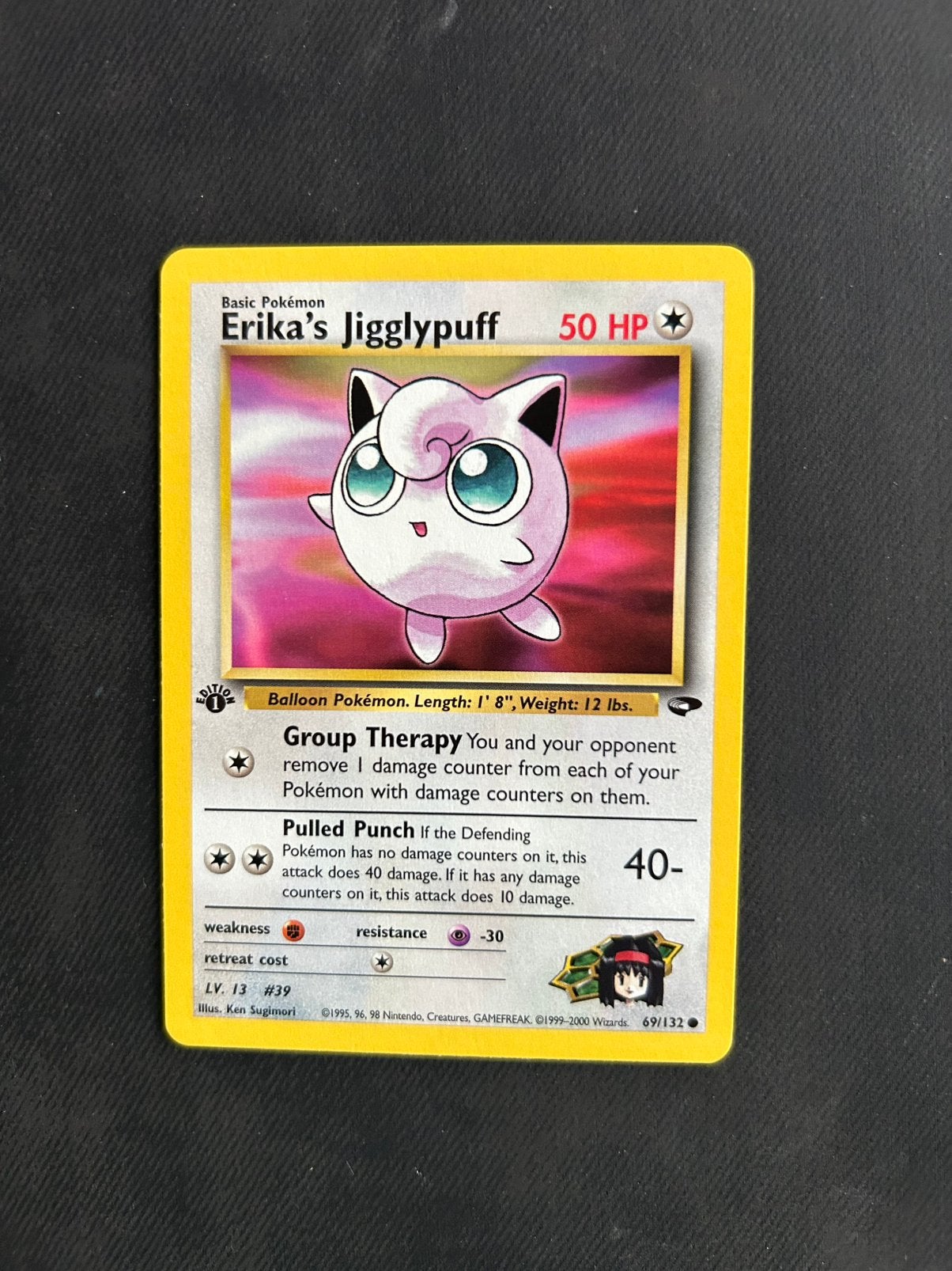 Erika’s jigglypuff 1st ed, Ophalen of Verzenden, Zo goed als nieuw