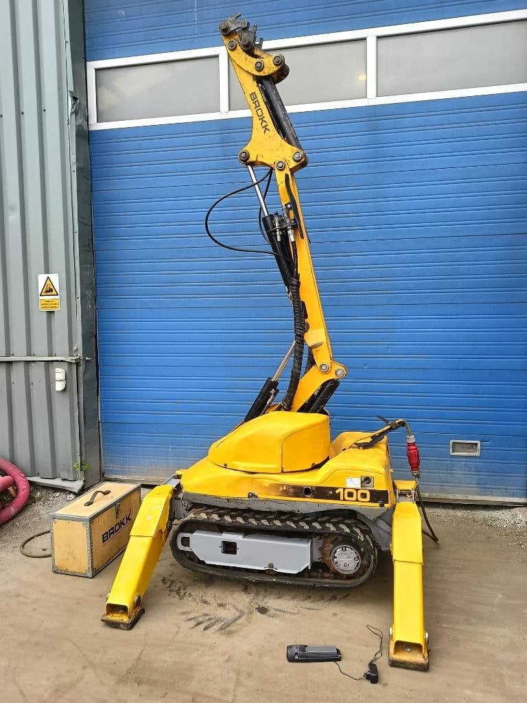 Brokk 100 husqvarna robot remote excavator digger bagger, Graafmachine