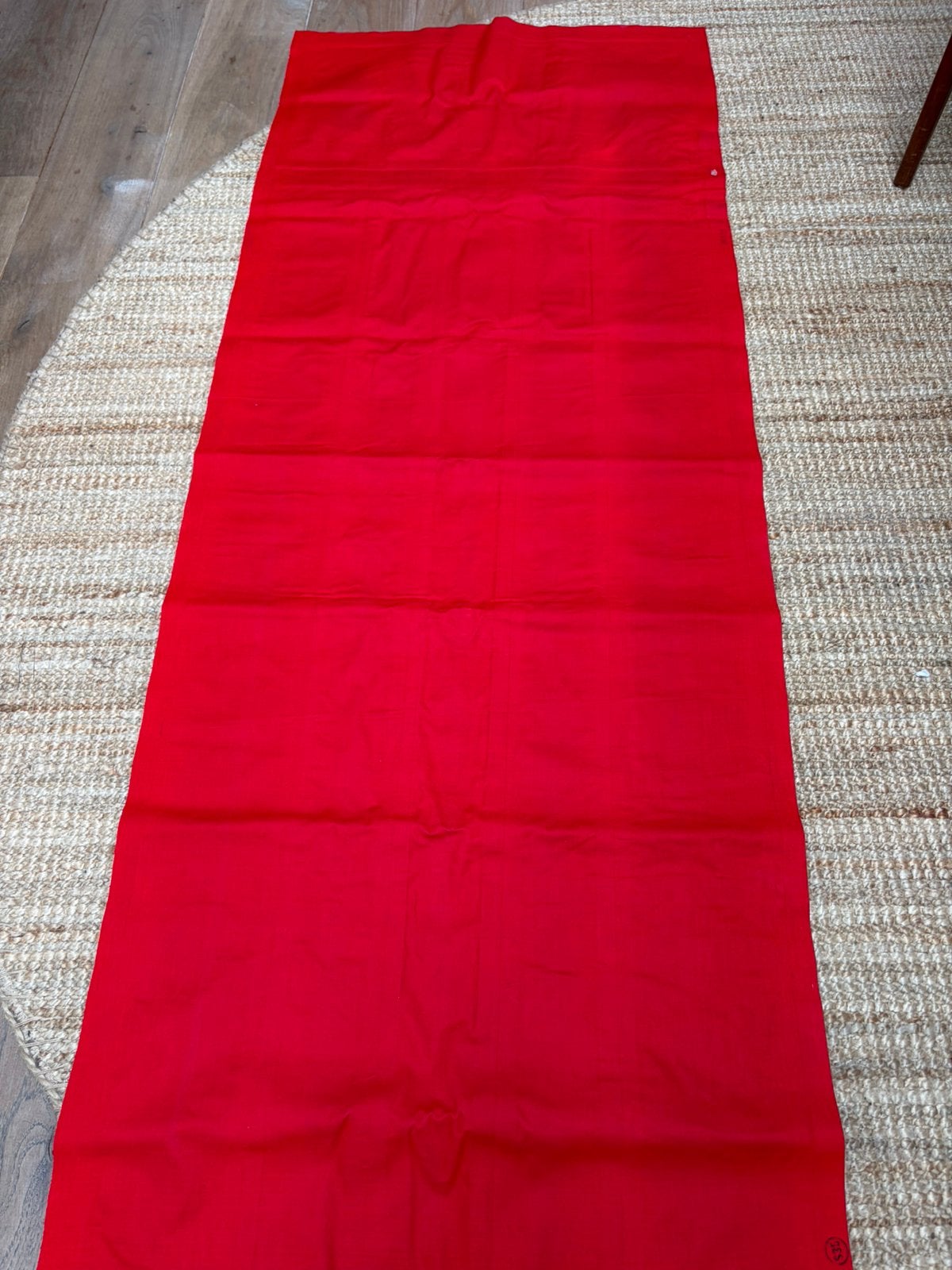 Vintage luchtbed  blauw rood, Ophalen of Verzenden