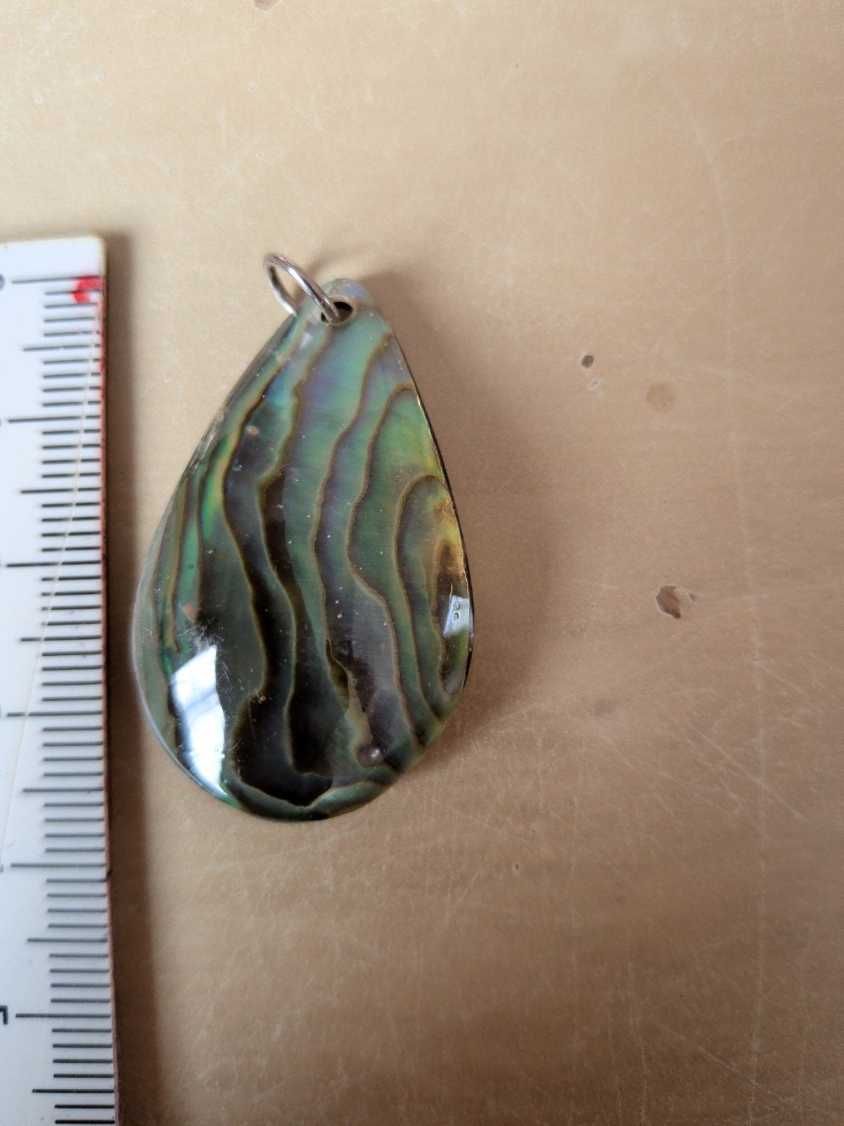 Prachtige Abalone Parelmoer Hanger - Uniek Design, Ophalen of Verzenden