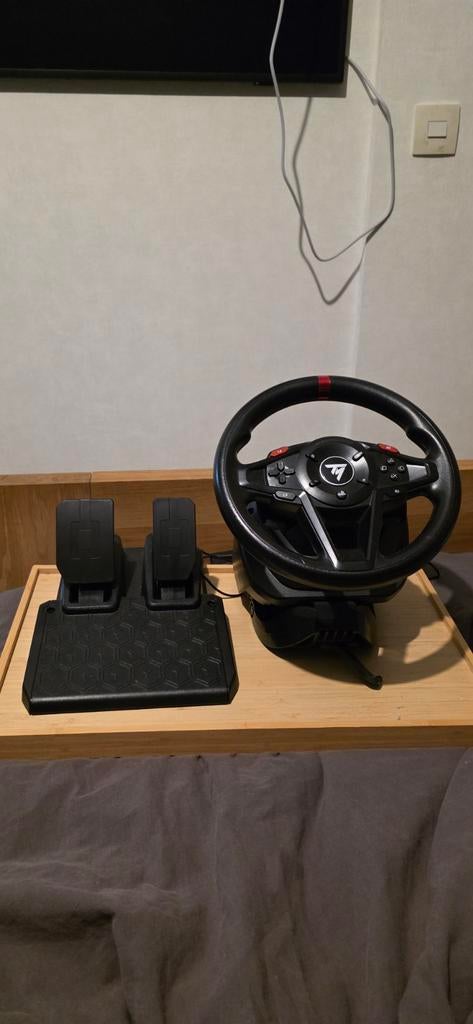 Thrustmaster T128 Racestuur met pedalen, Racestuur, Force feedback, Ophalen of Verzenden, Zo goed als nieuw