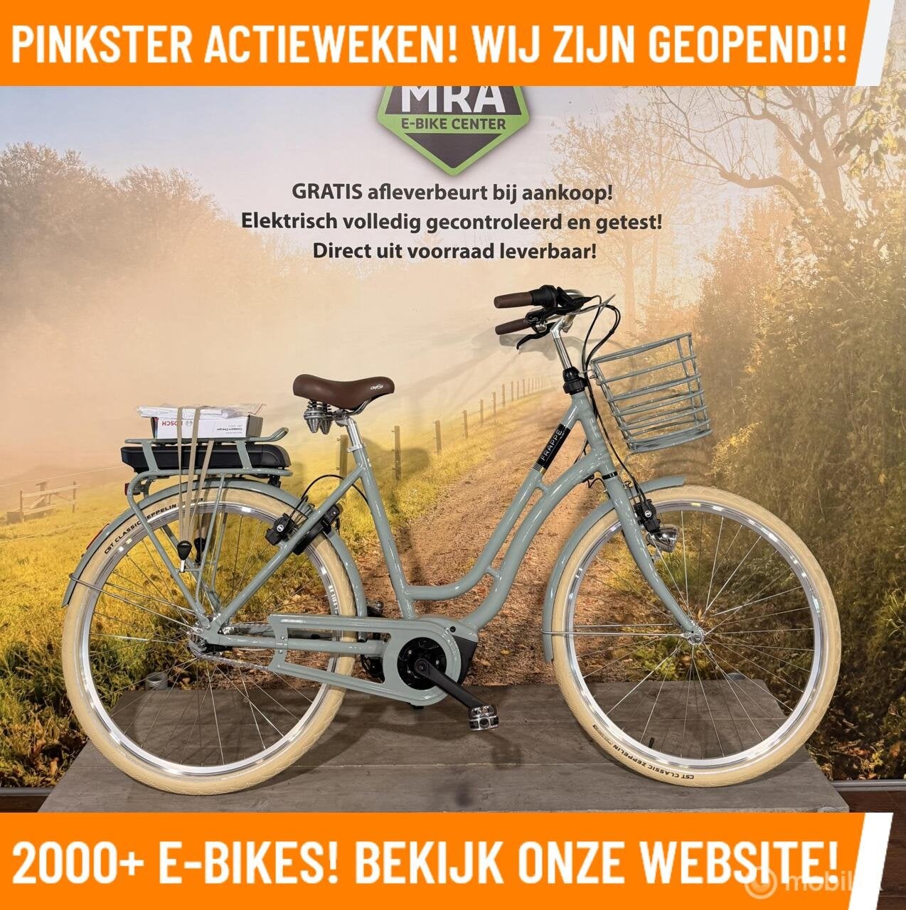MEGA OPRUIMING BIJ MRA E-BIKE CENTER! OP=OP WEES SNEL! EBIKE, Fietsen en Brommers, Elektrische fietsen, Nieuw, Overige merken