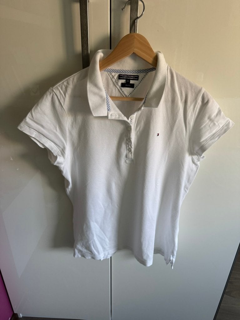Tommy Hilfiger Polo Dames XXL, Kleding | Dames, Tops, Blauw, Maat 46/48 (XL) of groter, Ophalen of Verzenden, Zo goed als nieuw