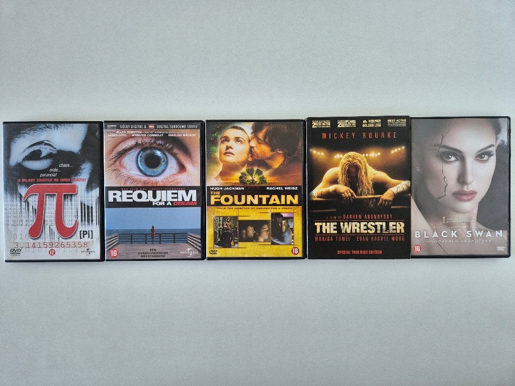 5x Darren Aronofsky, Vanaf 16 jaar, Ophalen of Verzenden, Zo goed als nieuw, Overige gebieden