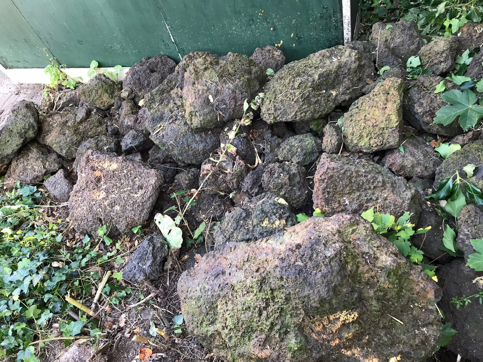 Lava stenen, Ophalen, Gebruikt