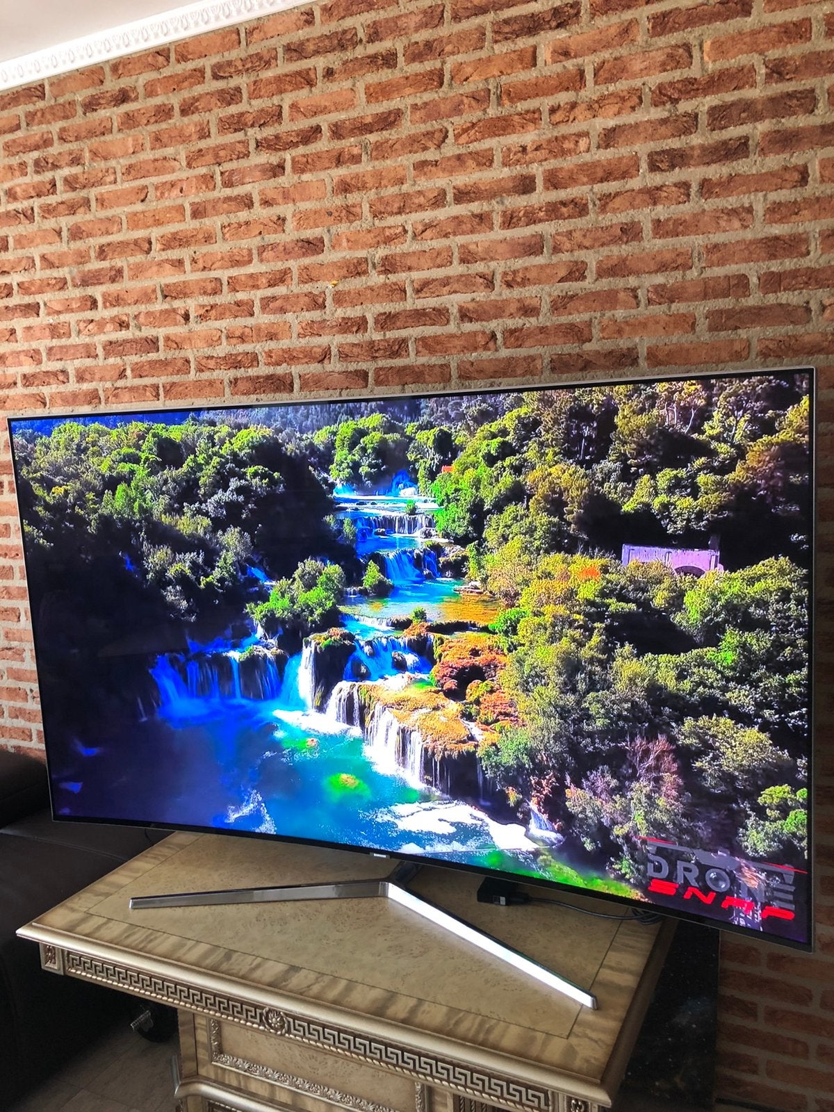 Samsung 78 inch suhd 4k qd ue78ks9000 curved smart tv, Ophalen of Verzenden, Zo goed als nieuw, 100 cm of meer, Samsung