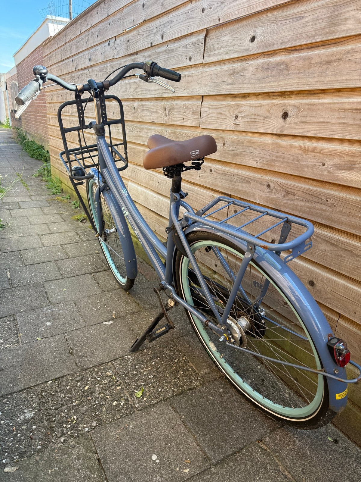 Cortina U1 Pure Damesfiets - paars met bagagedragers, Versnellingen, Schijfrem, Ophalen, Overige merken