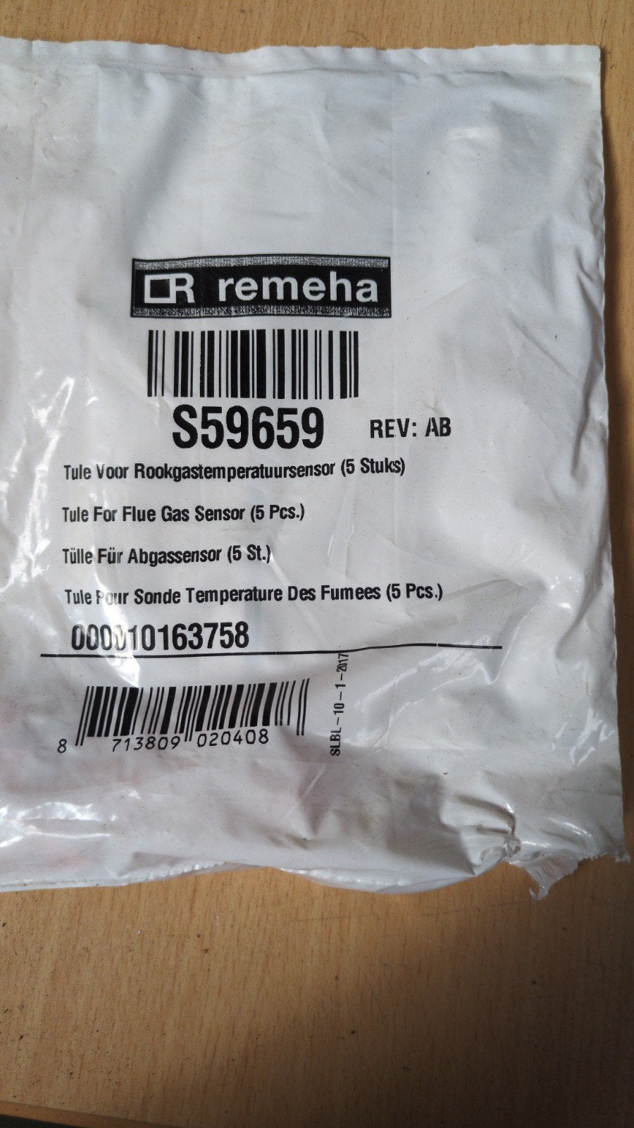 Remeha Tule Voor Rookgastemperatuursensor (5 Stuks), Ophalen of Verzenden, Nieuw