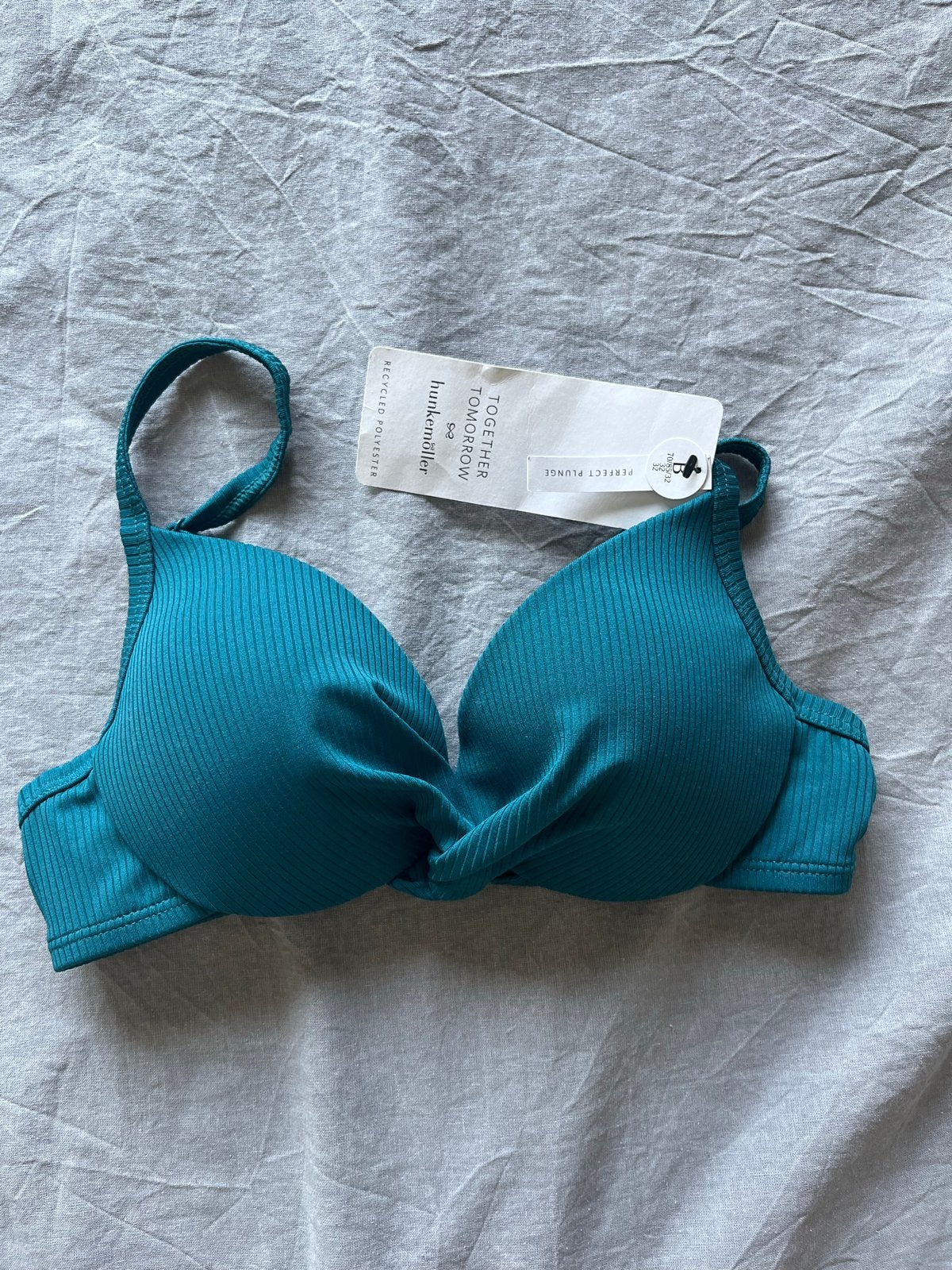 Hunkemöller bikinibovenstukje 70B, Ophalen, Nieuw, Blauw, Bikini