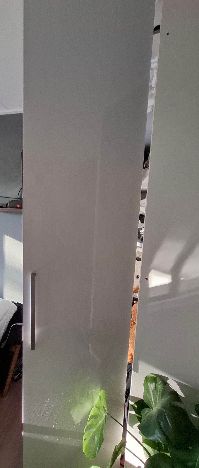 Hoogglans witte deur voor pax kast, Ophalen, 50 tot 100 cm, 200 cm of meer