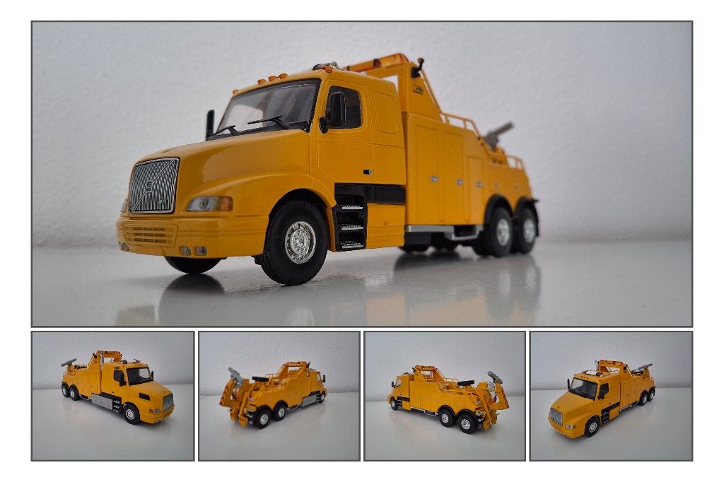 Volvo NH low roof. berging, basis geel Lion toys 1/50, Ophalen of Verzenden, Nieuw, Bus of Vrachtwagen, Lion Toys