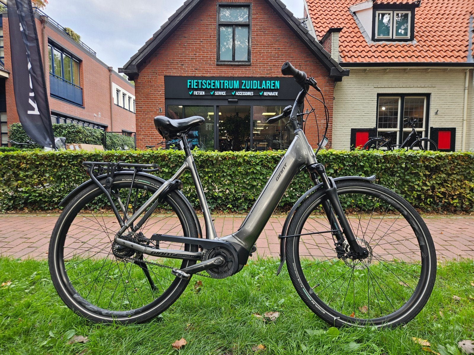 Giant Dailytour E+ 1 | Sterke middenmotor | 500Wh | Riem, Gebruikt, Ophalen of Verzenden, Fietscentrum Zuidlaren, Info@fietscentrumzuidlaren.nl