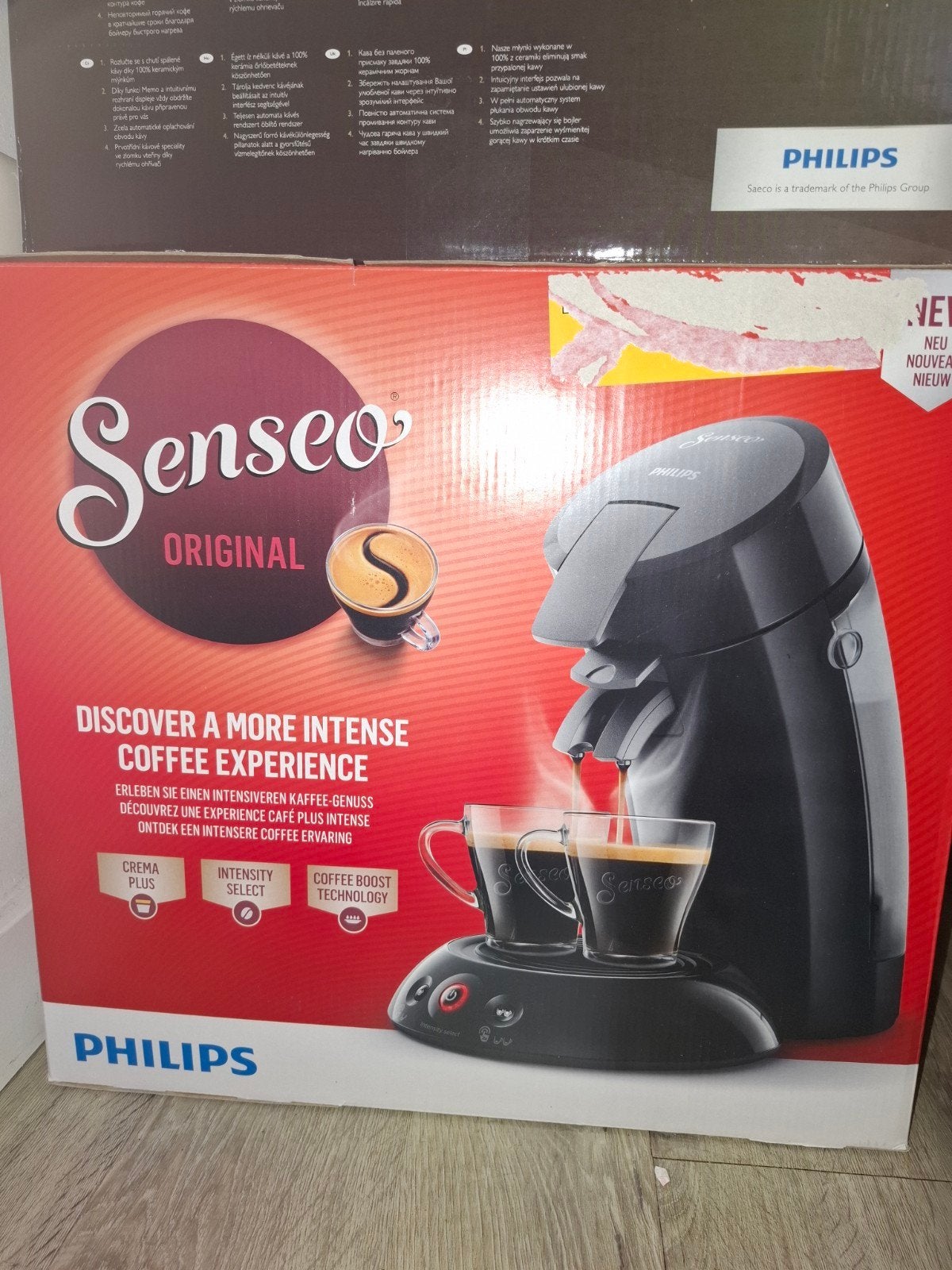 Philips Senseo Original Koffiezetapparaat, Ophalen, Zo goed als nieuw, Koffiemachine, Koffiepads en cups