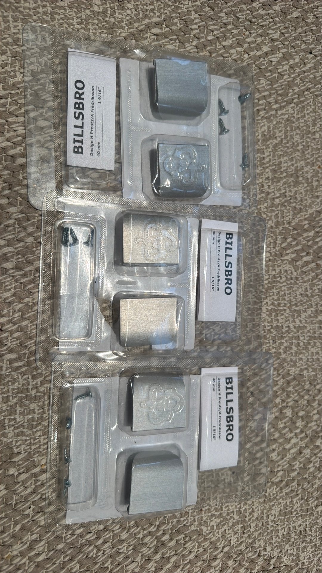 6x IKEA BILLSBRO Deurgreepje 40mm - Nieuw in verpakking, Ophalen of Verzenden, Nieuw