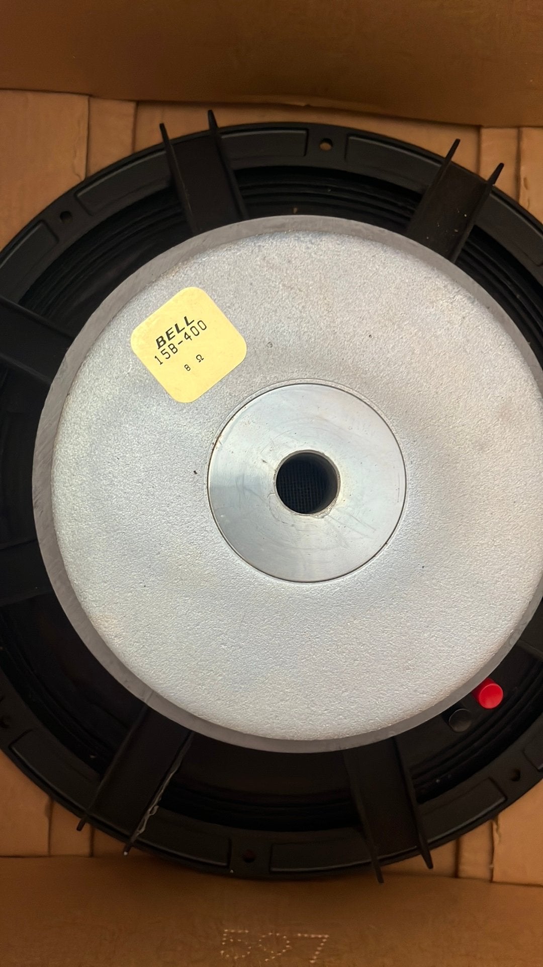 Bell losse luidspreker 15B-400 8 ohm werking onbekend, Ophalen of Verzenden, Niet werkend, Studiomonitor