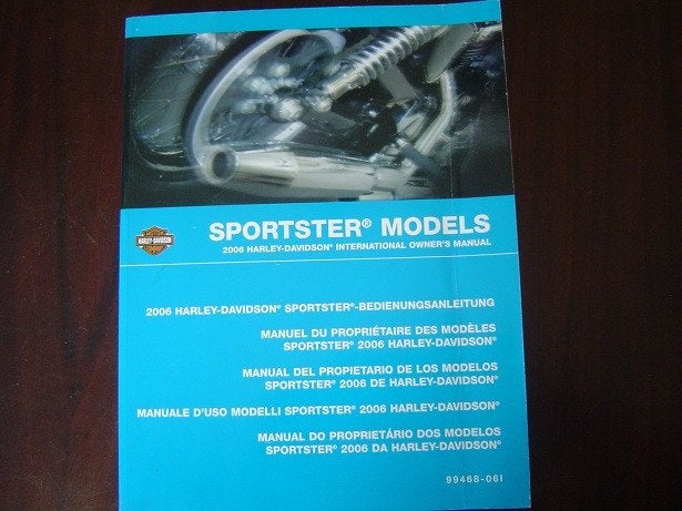 HARLEY DAVIDSON 2006 SPORTSTER models owner's manual, Motoren, Ophalen of Verzenden, Harley-Davidson of Buell