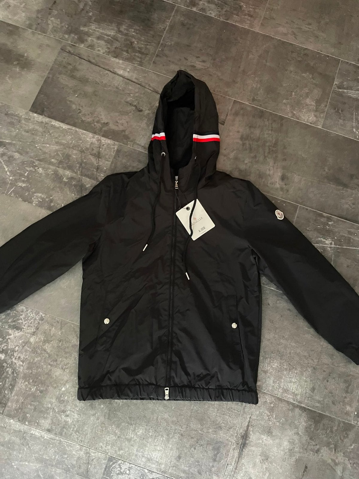 Moncler windbreaker jas, Ophalen of Verzenden, Nieuw, Zwart
