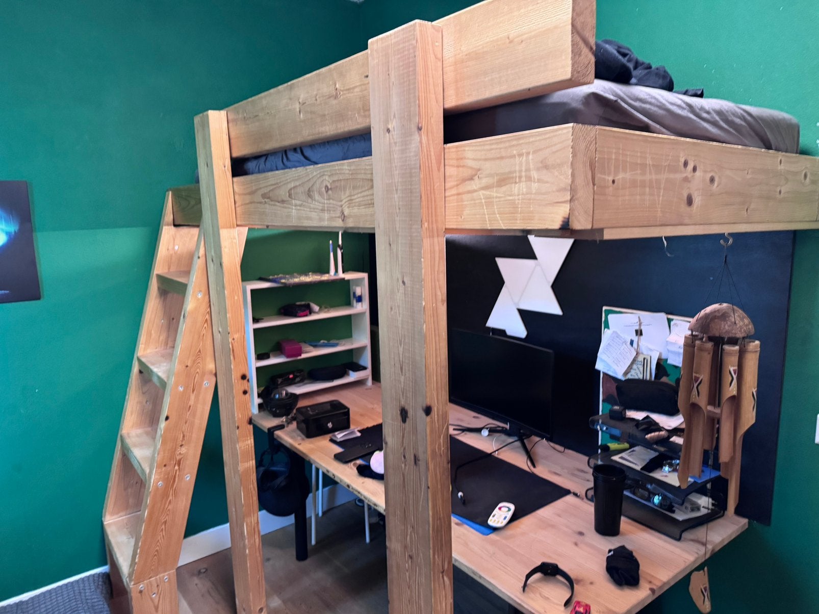 Hoogslaper, Kinderen en Baby's, Kinderkamer | Stapelbedden en Hoogslapers, Ophalen, Zo goed als nieuw, Hoogslaper