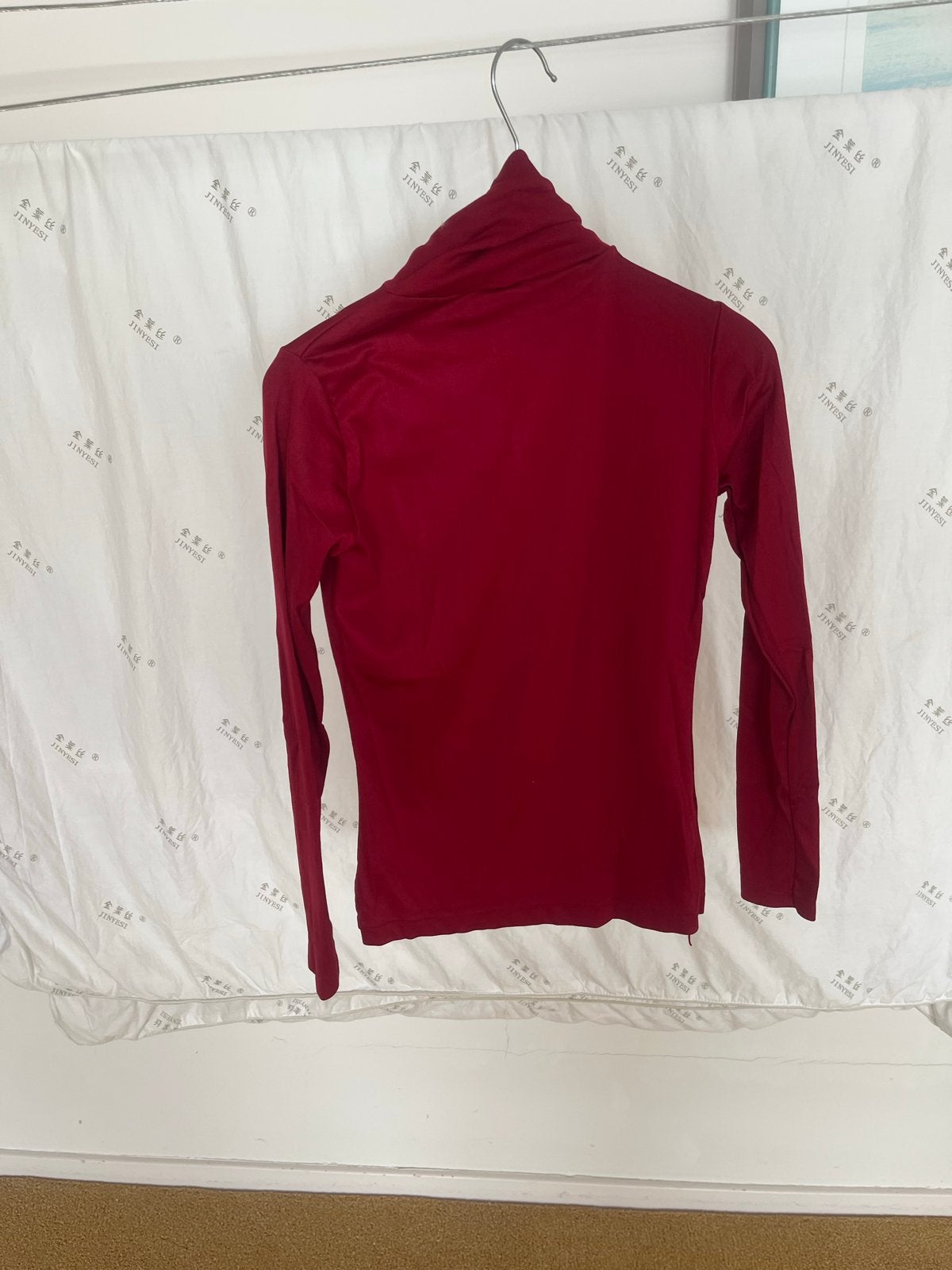 Rode coltrui met lange mouwen, maat M, Maat 38/40 (M), Ophalen of Verzenden, Lange mouw, Gedragen