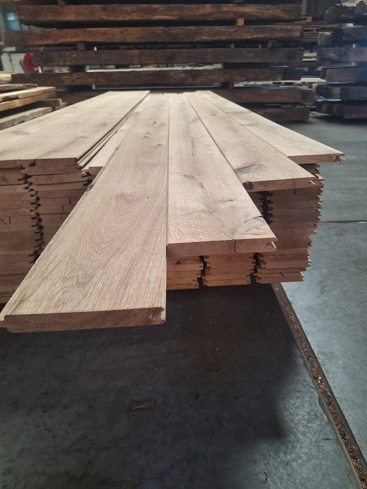 Nieuw eiken KD rustiek eiken planken Geschaafd, Ophalen, 25 tot 50 mm, Eiken, Nieuw
