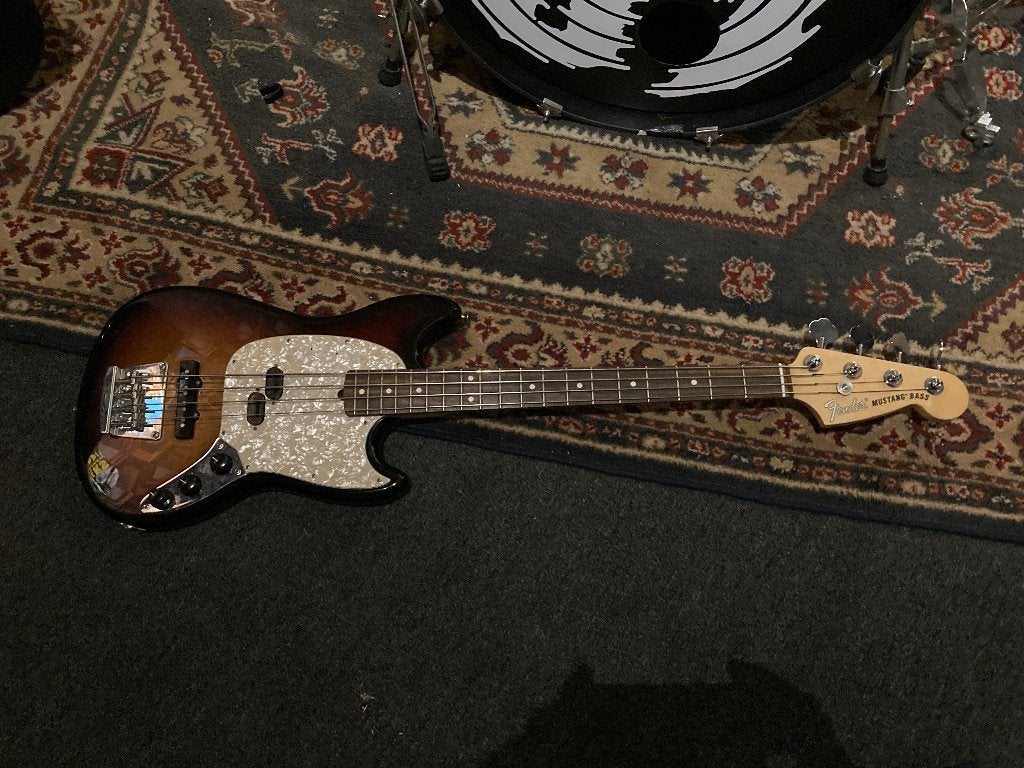 Fender Mustang bass American performer, Ophalen, Zo goed als nieuw, Elektrisch