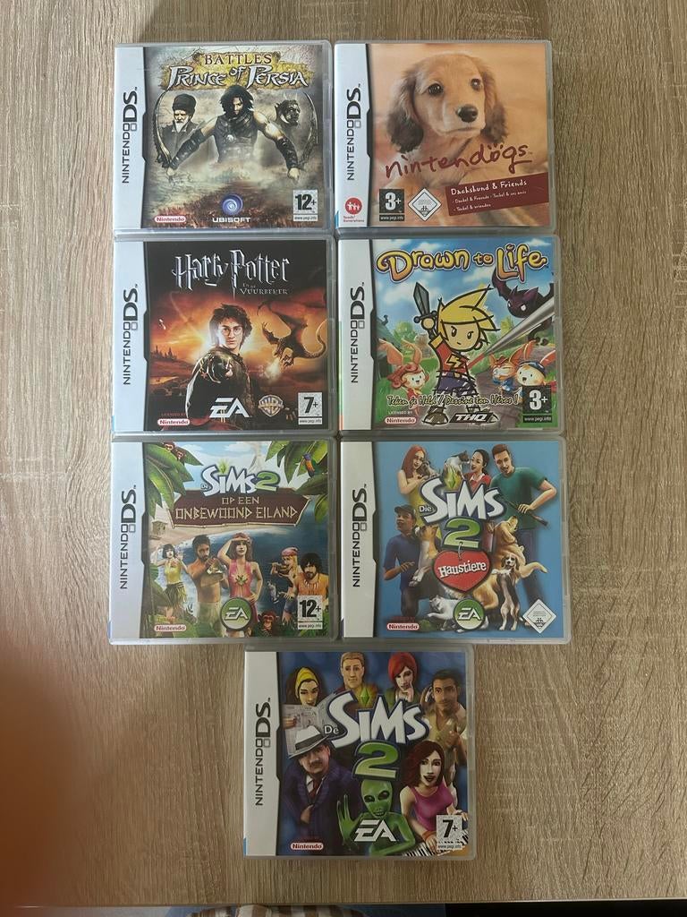 Nintendo DS Games: Prince of Persia, Harry Potter, Sims, Nin, Overige genres, 1 speler, Ophalen of Verzenden, Zo goed als nieuw