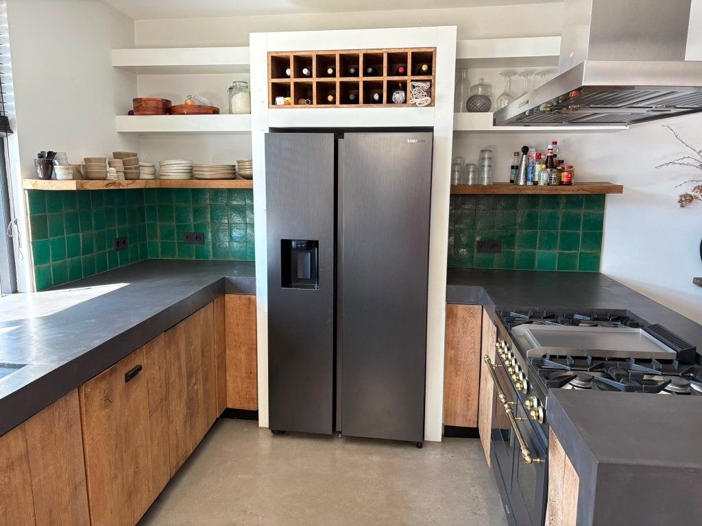 Complete keuken - Boretti fornuis, koel-vriescombi & Quooker, Ophalen, Gebruikt, U-keuken, Overige kleuren
