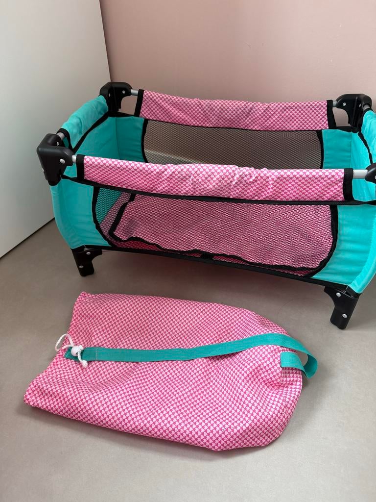 Leuk campingbedje voor pop - Inclusief draagtas, Ophalen of Verzenden, Zo goed als nieuw, Babypop