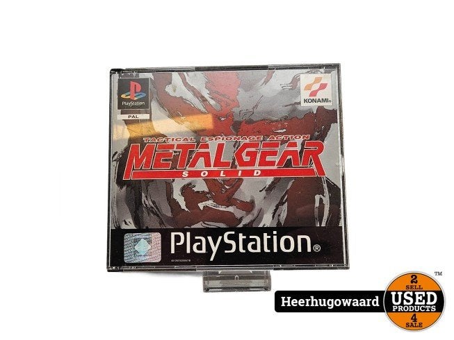 PS1 Game: Metal Gear Solid + Silent Hill Demo, Sony, Zo goed als nieuw, Support@sony.com, 1-7-1 Konan, Minato-ku
Tokyo 108-0075
Japan