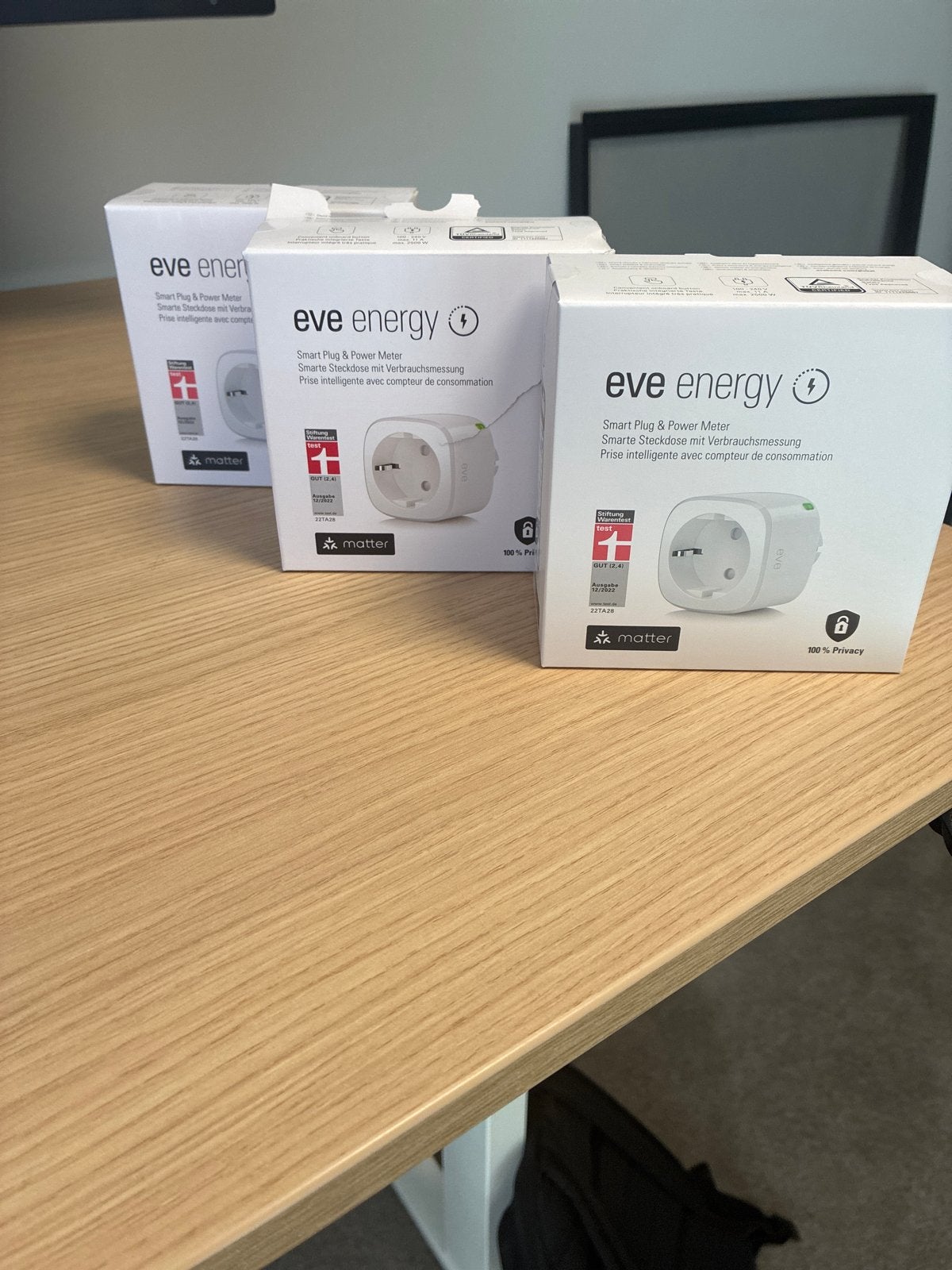 3x Eve Energy Smart Plug & Power Meter (Matter), Ophalen, Nieuw, Stekker