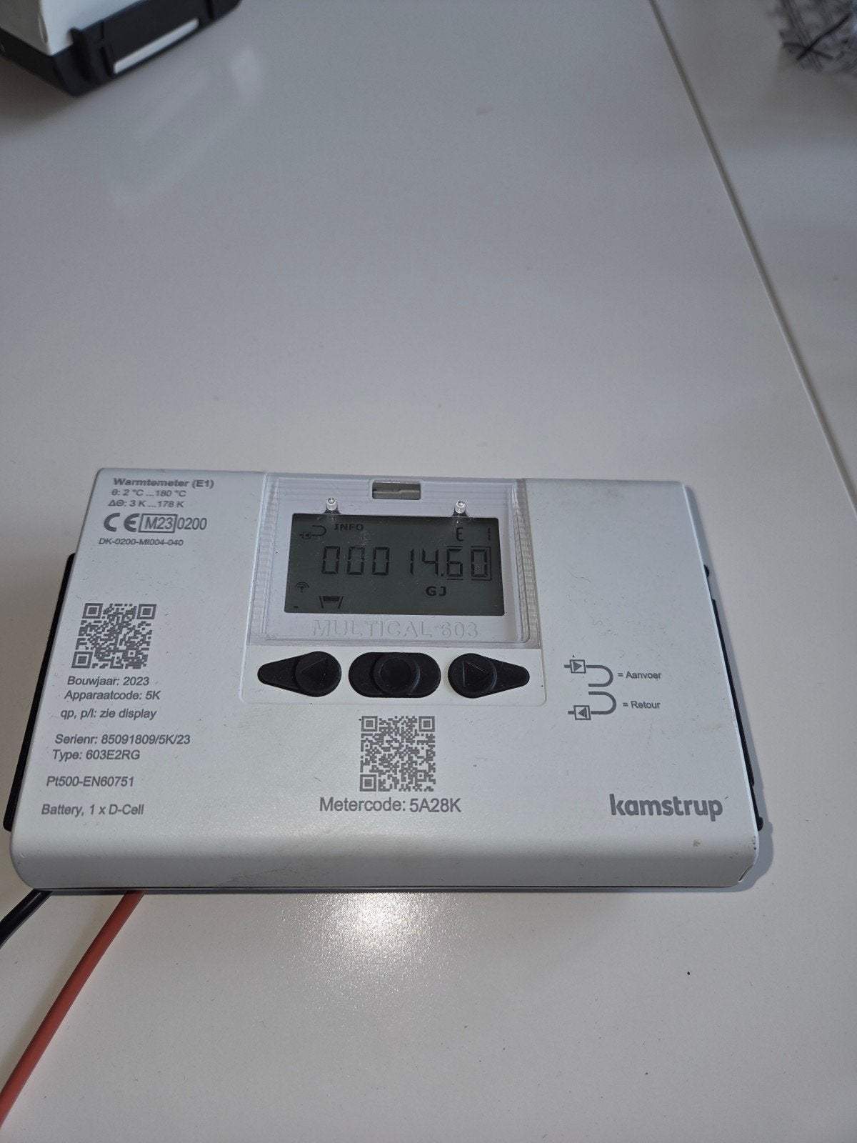 Kamstrup Multical 303 Warmtemeter - Nieuwstaat, Ophalen, Zo goed als nieuw