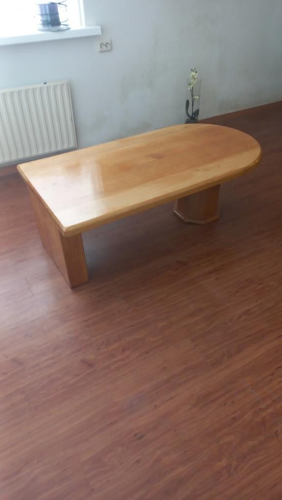 Salontafel, Huis en Inrichting, Tafels | Salontafels, Ophalen, 100 tot 150 cm, Eikenhout, 50 tot 100 cm