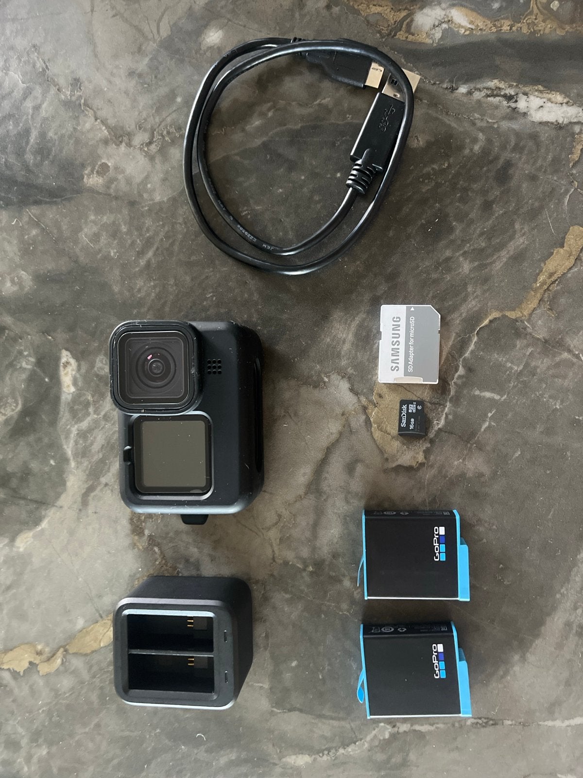 GoPro Hero 9 Black met uitgebreide accessoires, Ophalen of Verzenden, Zo goed als nieuw, GoPro